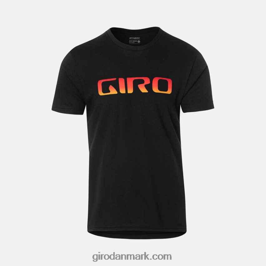 X4ZD8J1037 Giro Mænd tech t-shirt - kortærmet sort hyperglitch