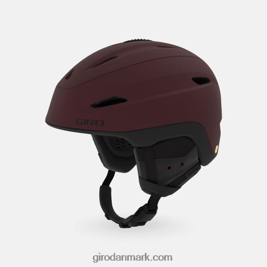 X4ZD8J1054 Giro unisex zone mips hjelm mat okserød