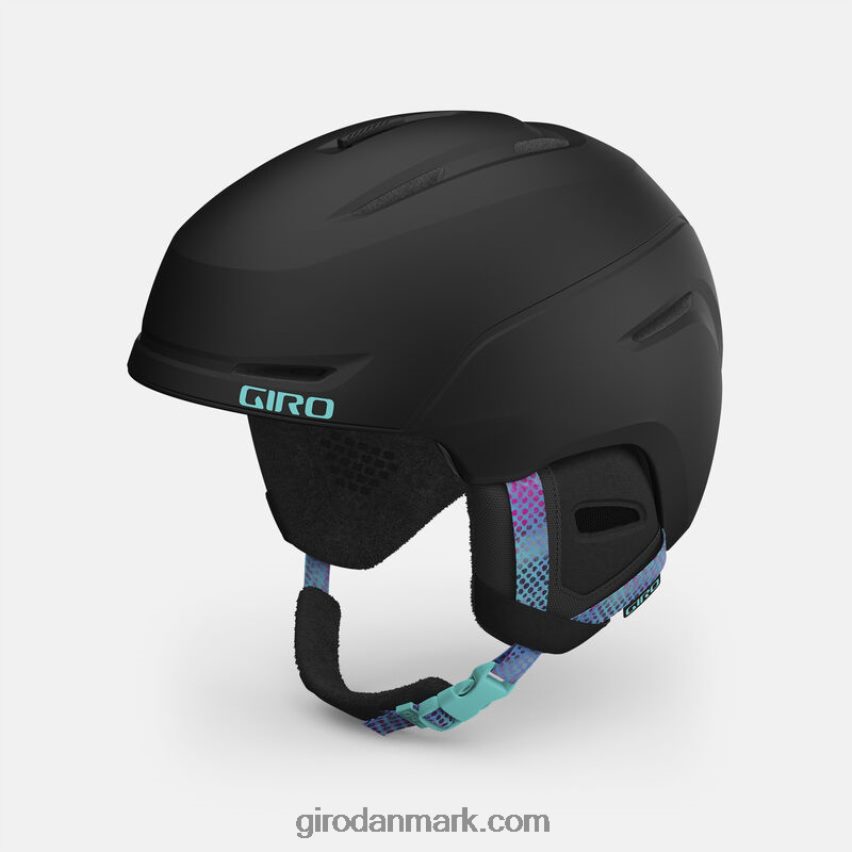 X4ZD8J1168 Giro Kvinder avera hjelm mat sort chroma prik