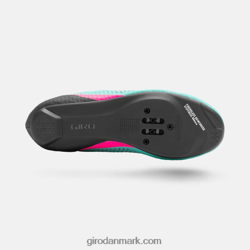 X4ZD8J1190 Giro Kvinder stylus sko skrigende blågrøn/neon pink