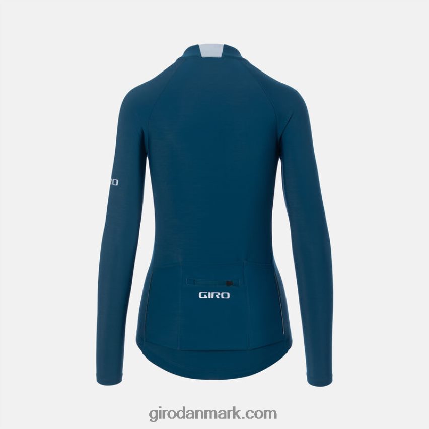 X4ZD8J1247 Giro Kvinder chrono termisk ls jersey havn blå