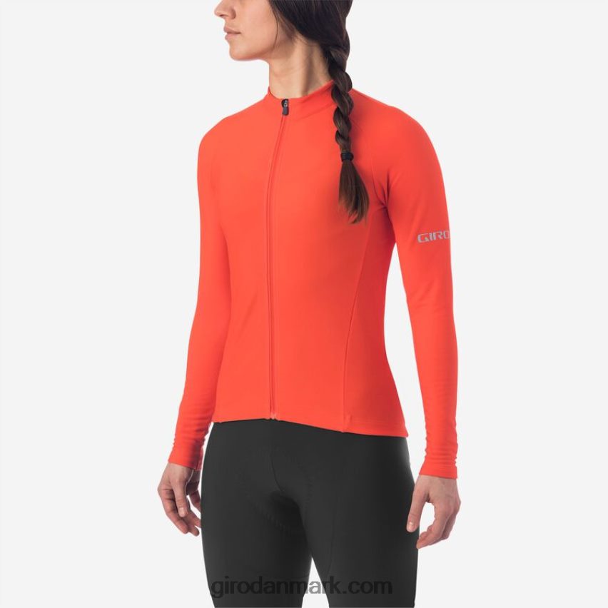 X4ZD8J1249 Giro Kvinder chrono termisk ls jersey vermillion