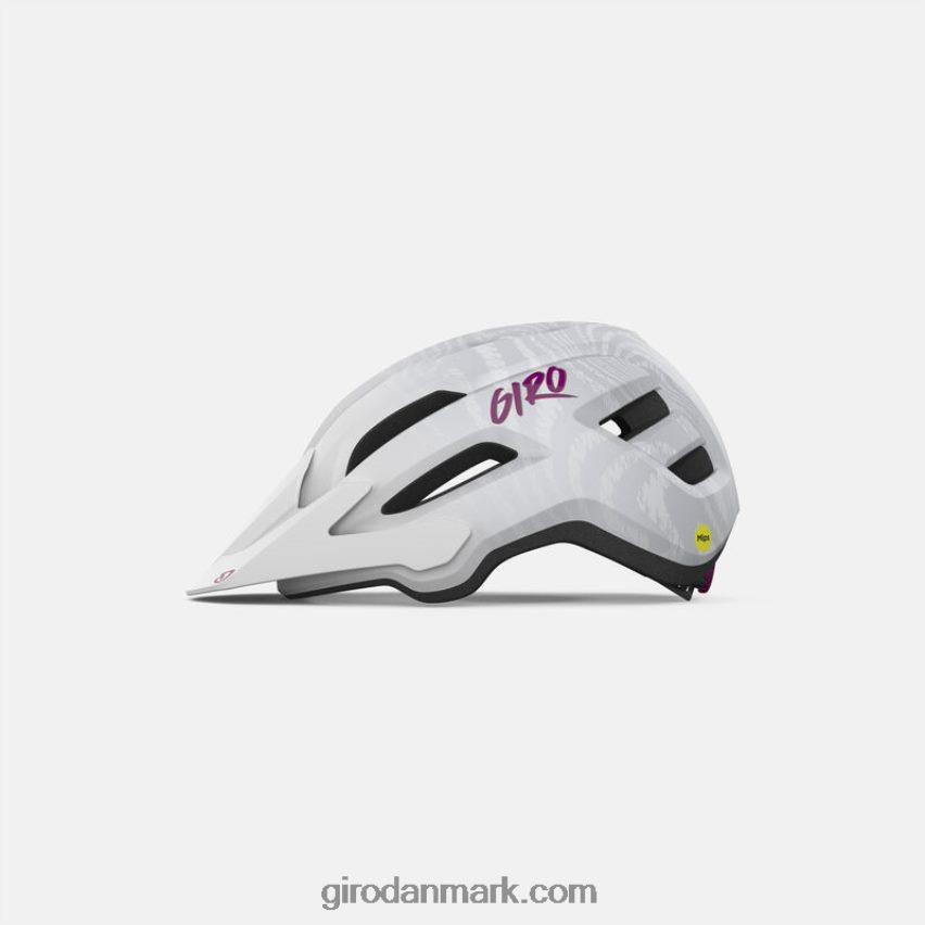 X4ZD8J1394 Giro børn armatur mips ii ungdomshjelm mat hvid/pink krusning