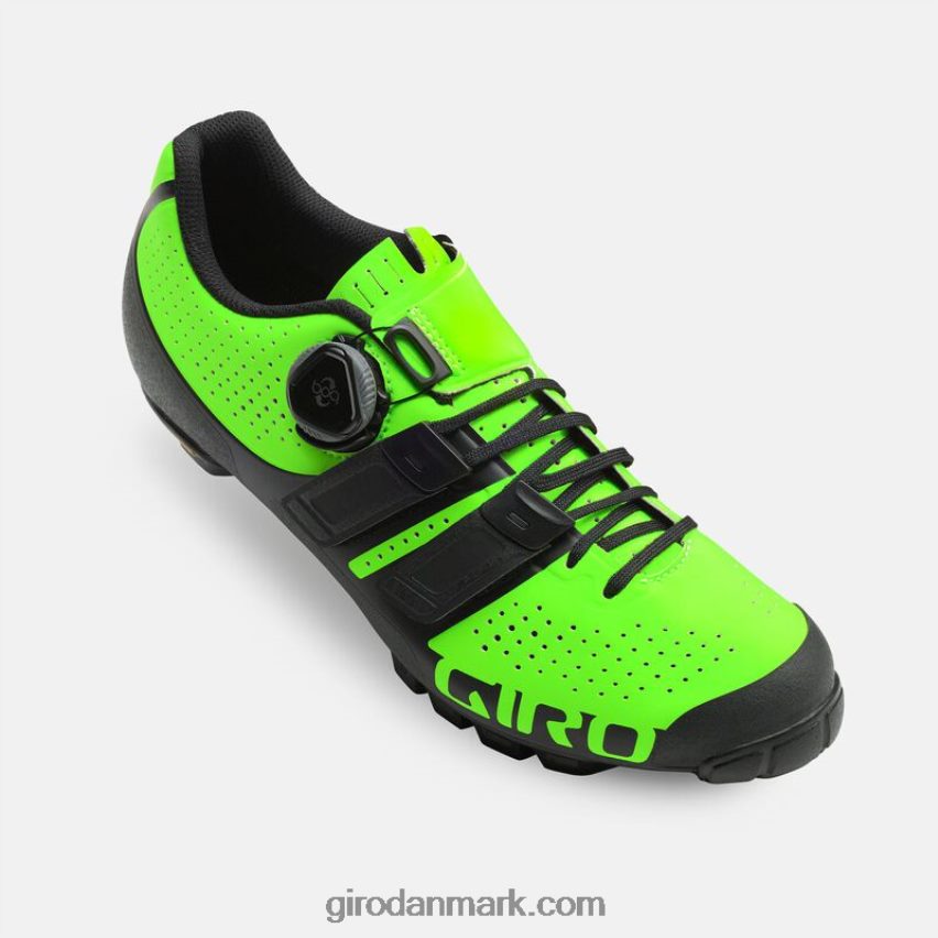 X4ZD8J1542 Giro unisex kode techlace sko lime/sort
