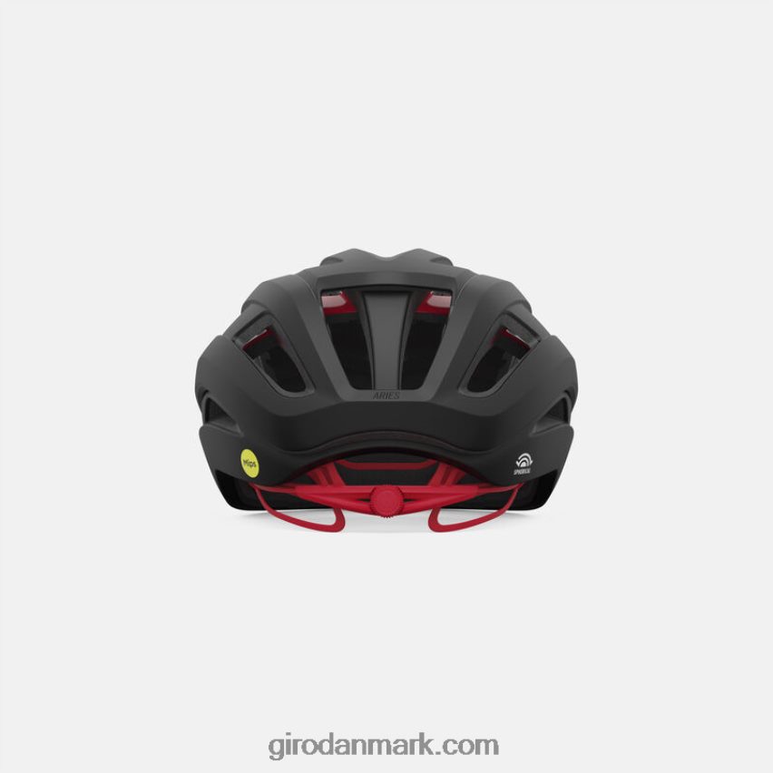 X4ZD8J19 Giro unisex aries sfærisk hjelm mat carbon/rød