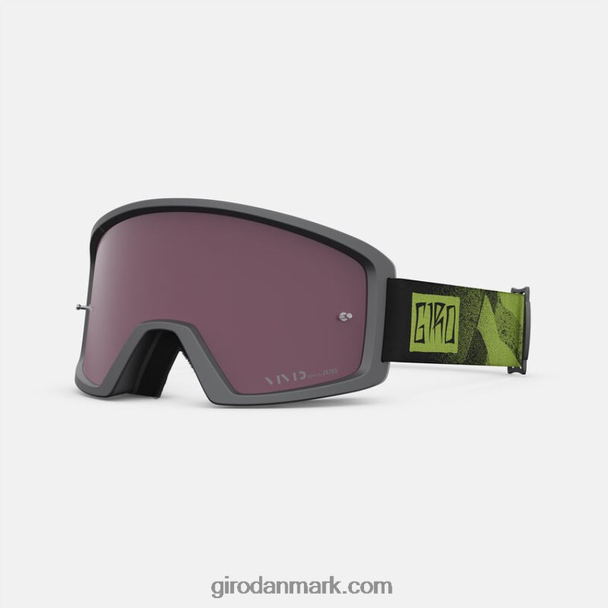 X4ZD8J224 Giro unisex blok mtb goggle med levende linse sort/ano lime