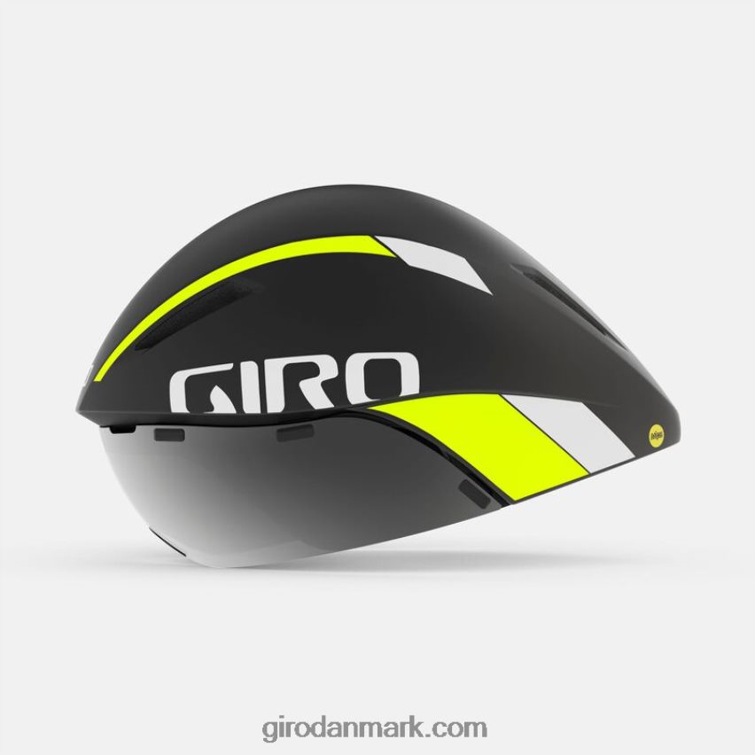 X4ZD8J33 Giro unisex aerohead mips hjelm mat sort falmer/fremhæv gul