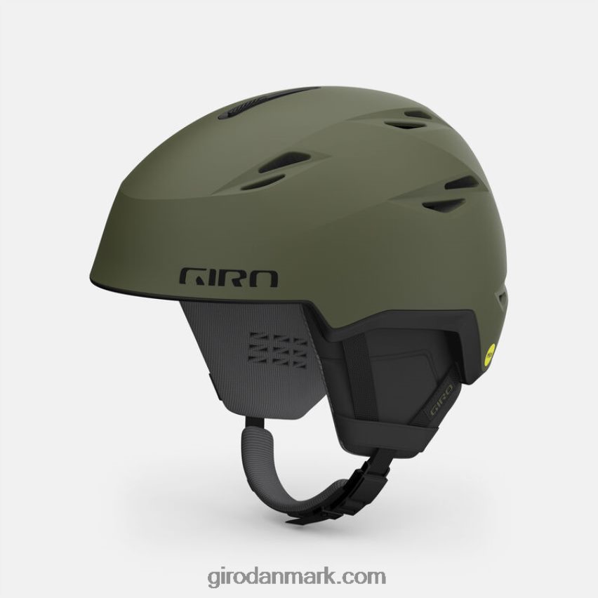 X4ZD8J355 Giro Mænd gitter sfærisk hjelm mat stigrøn