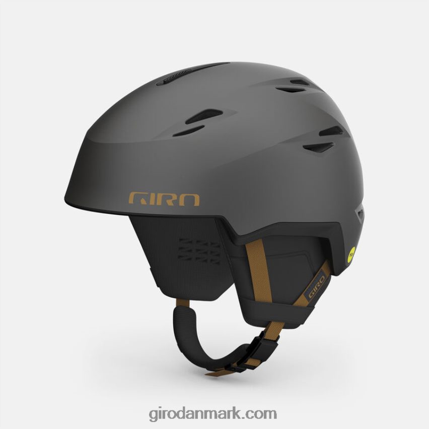 X4ZD8J356 Giro Mænd gitter sfærisk hjelm metallisk kul/tan