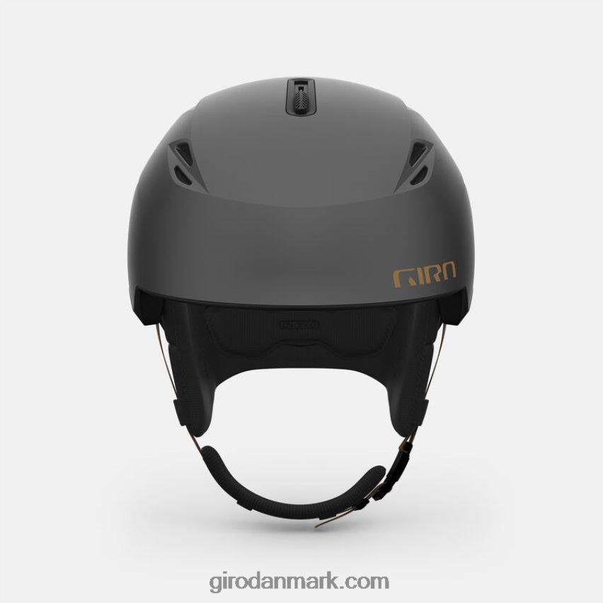 X4ZD8J356 Giro Mænd gitter sfærisk hjelm metallisk kul/tan
