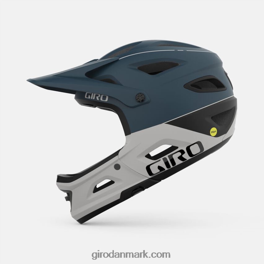 X4ZD8J555 Giro unisex switchblade mips hjelm mat havneblå