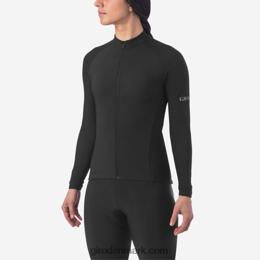 X4ZD8J697 Giro Kvinder chrono termisk ls jersey sort