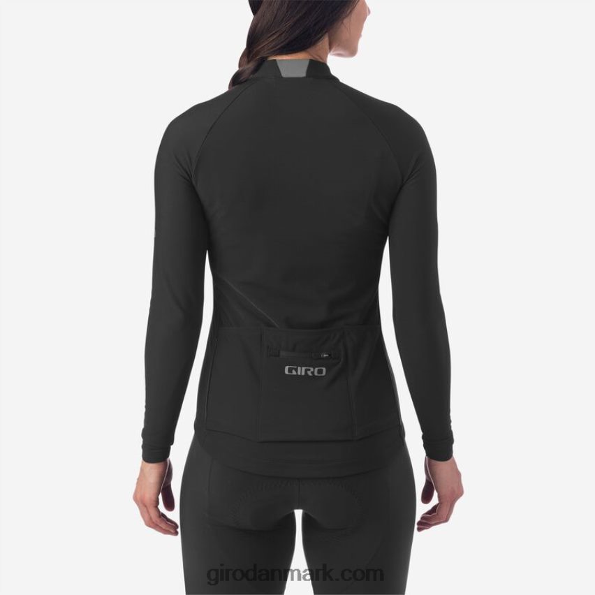X4ZD8J697 Giro Kvinder chrono termisk ls jersey sort