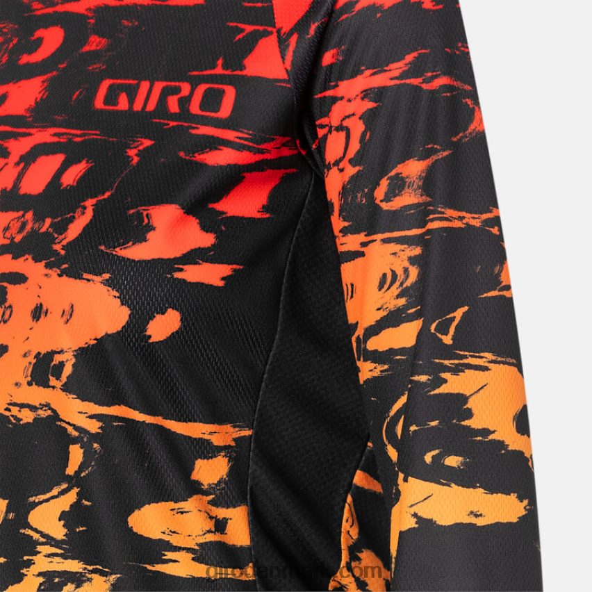 X4ZD8J730 Giro Kvinder roust ls trøje sort hyperglitch