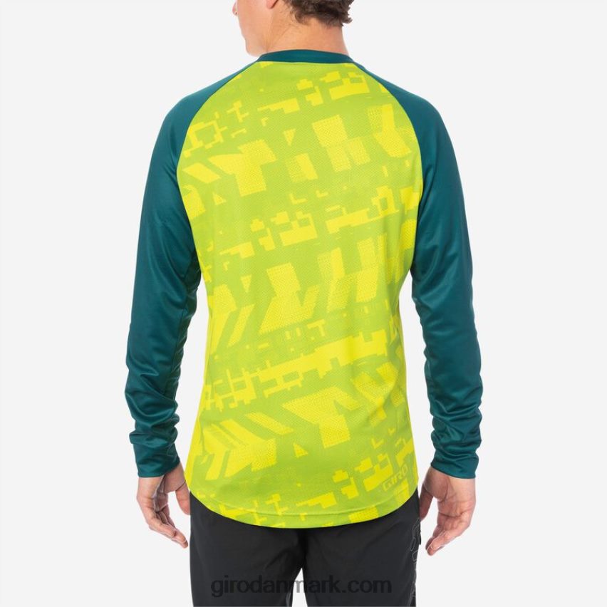 X4ZD8J736 Giro Mænd roust ls trøje citrongrøn fanatiker