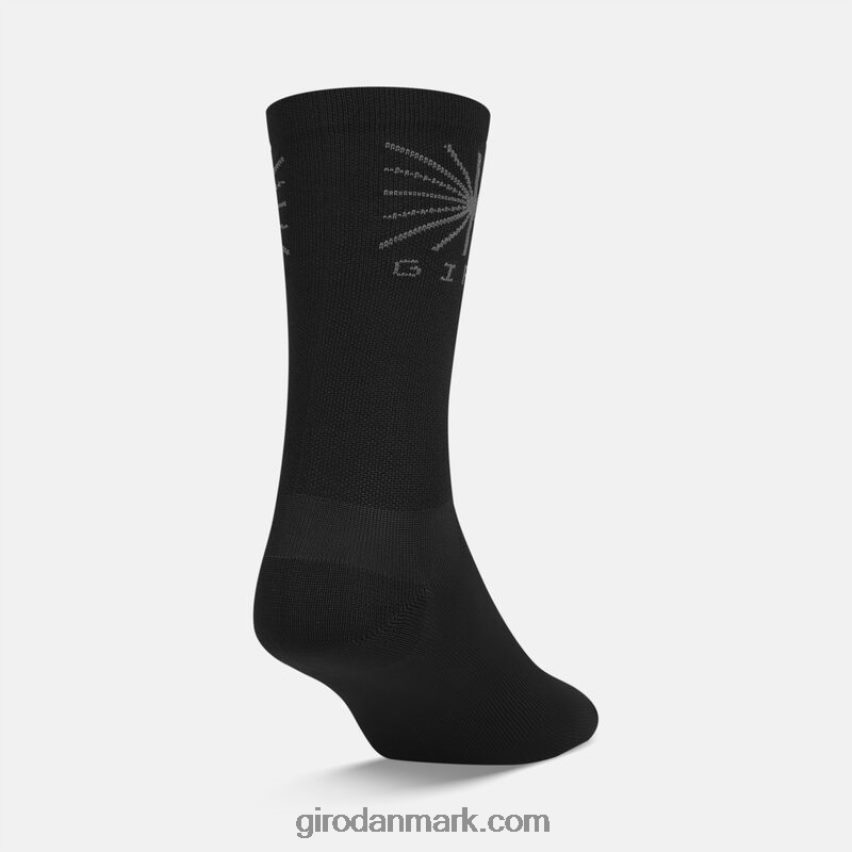 X4ZD8J788 Giro unisex comp racer høj taljesok sort sol