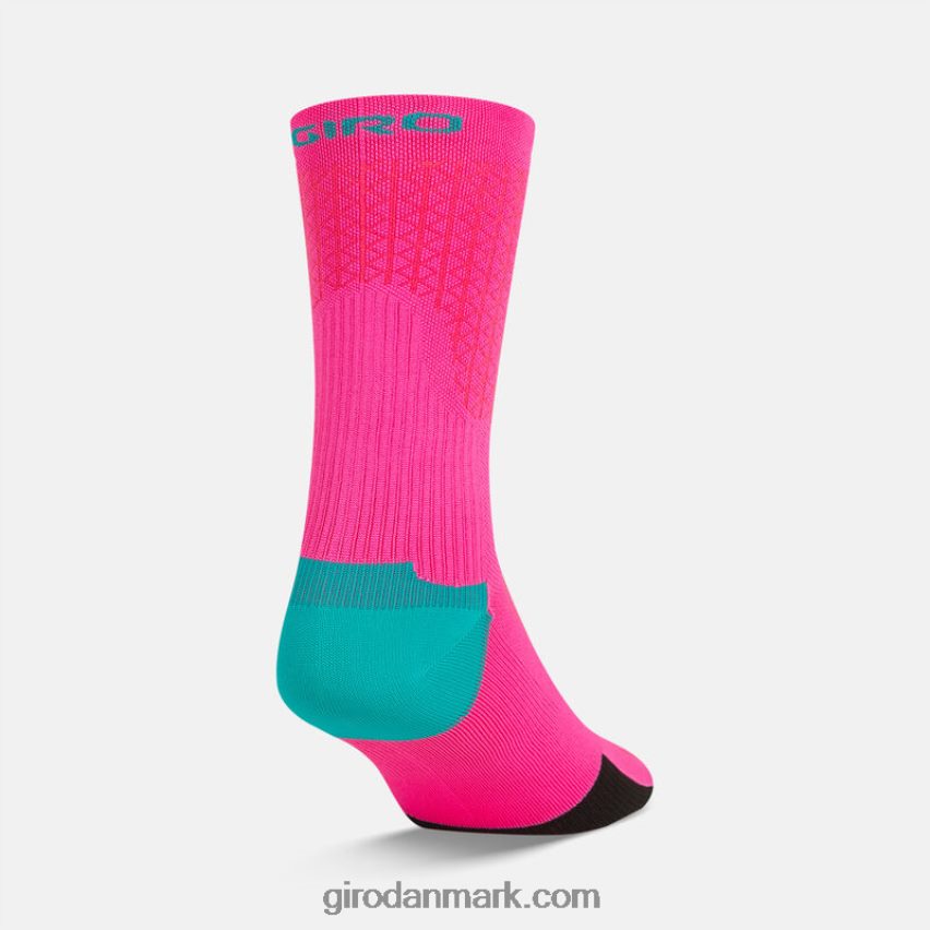 X4ZD8J820 Giro unisex hrc holdsok neon pink/skrigende blågrøn