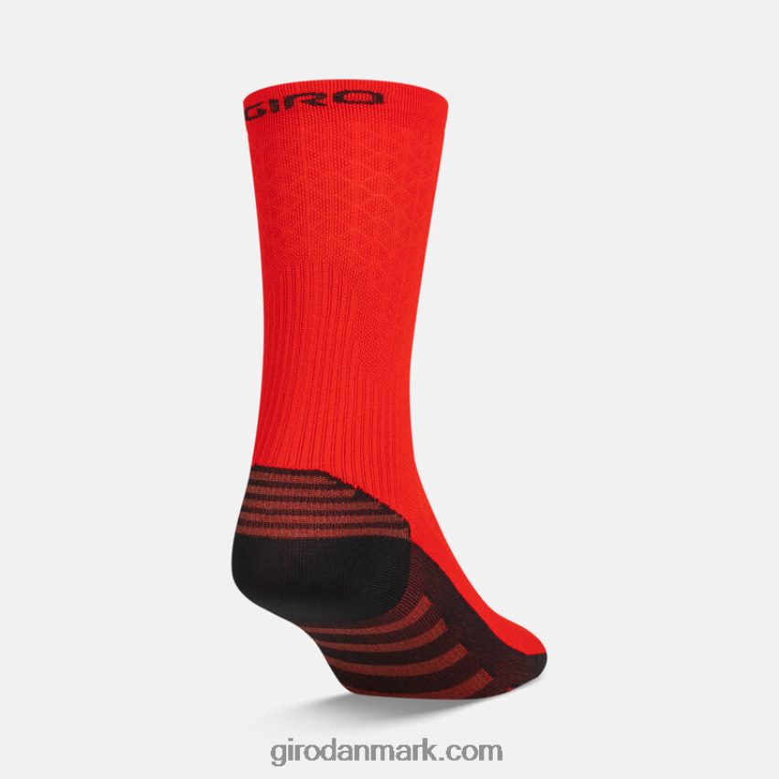 X4ZD8J857 Giro unisex hrc+ gripsok lys rød/sort