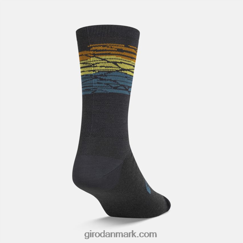 X4ZD8J904 Giro unisex sæsonbetonet merino uldsok mørk skygge horisont