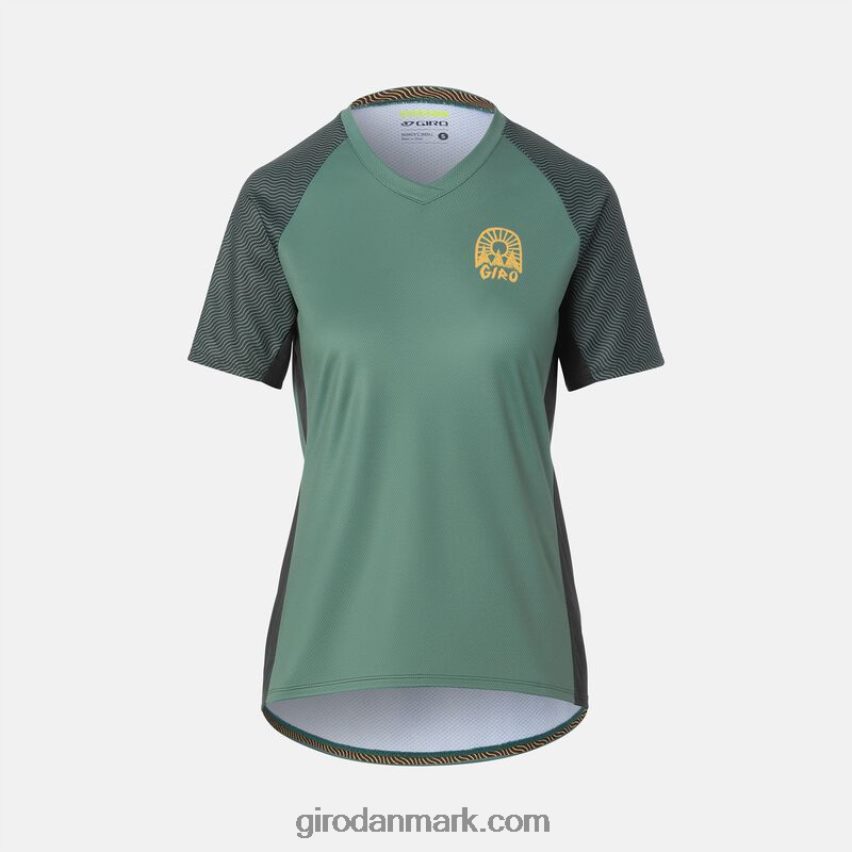 X4ZD8J1300 Giro Kvinder rusten jersey grågrøn bølget