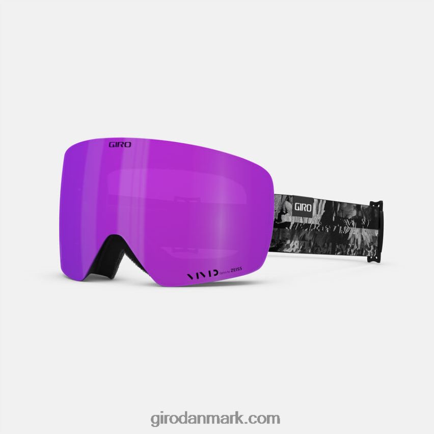X4ZD8J289 Giro Kvinder contour rs goggle sort & hvid blomst data mosh