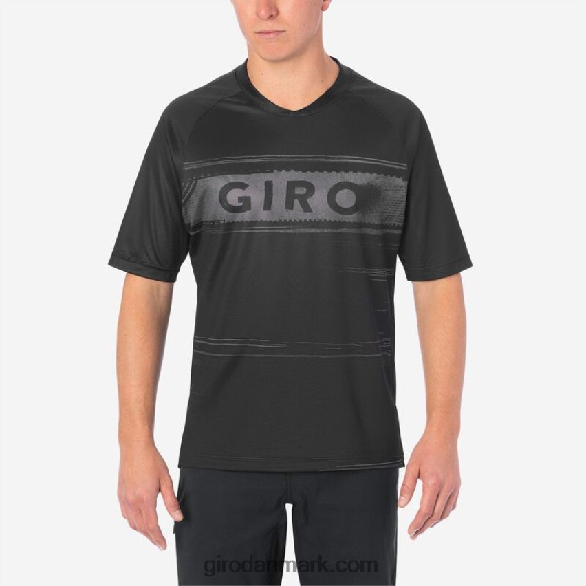 X4ZD8J674 Giro Mænd rusten jersey sort/kul hypnotisk