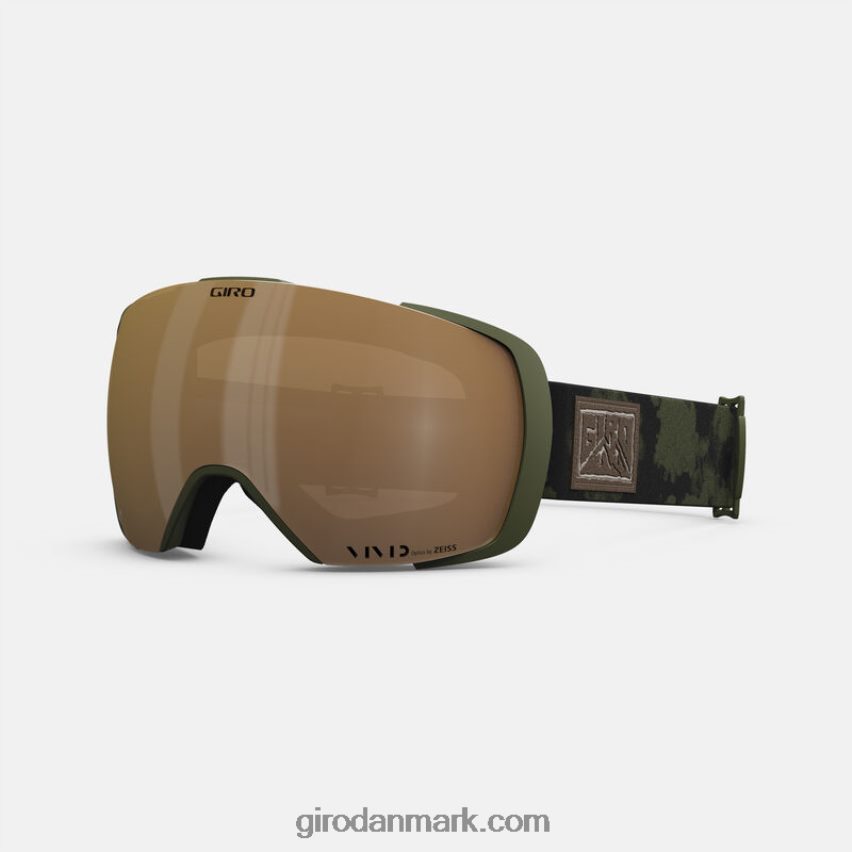 X4ZD8J370 Giro Mænd kontakt goggle spor grøn sky støv