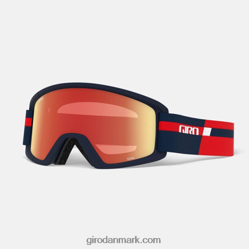 X4ZD8J459 Giro Mænd semi goggle rød midnatspodie