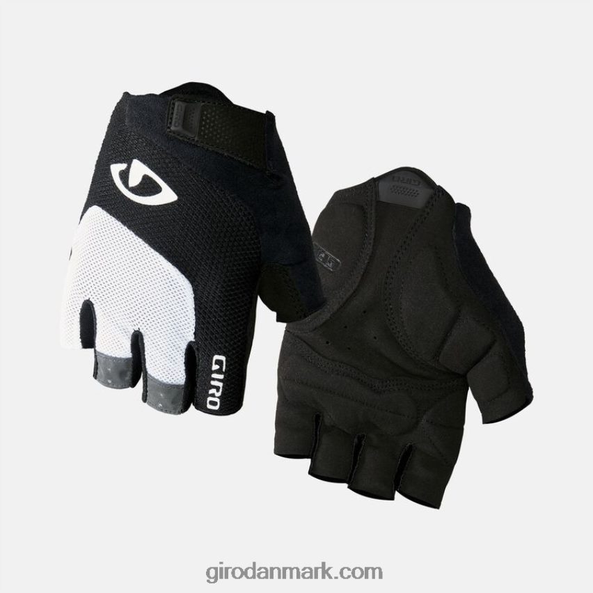 X4ZD8J777 Giro Mænd bravo gel handske hvid sort