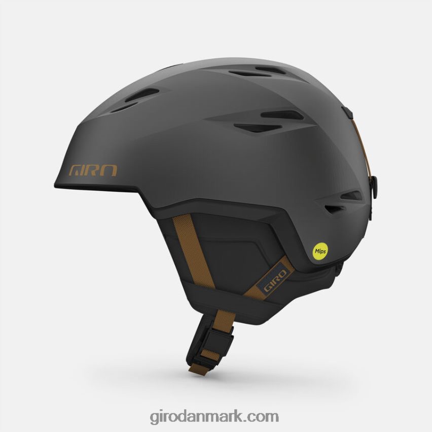 X4ZD8J356 Giro Mænd gitter sfærisk hjelm metallisk kul/tan