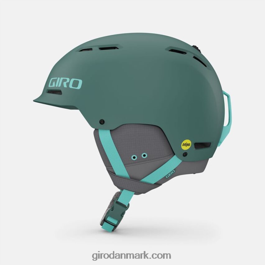X4ZD8J464 Giro Mænd trig mips hjelm mat grå grøn/glasurblå