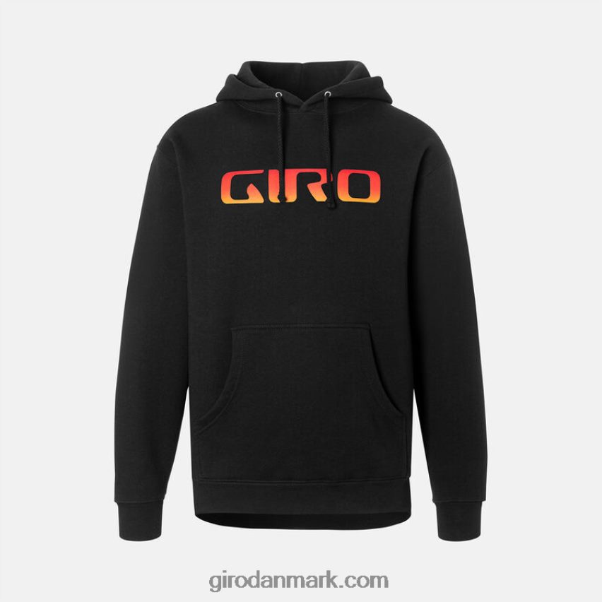 X4ZD8J965 Giro unisex logo hættetrøje sort hyperglitch