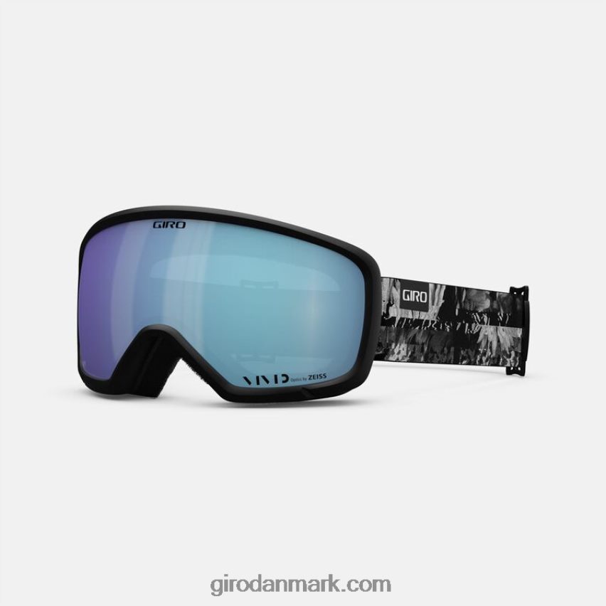 X4ZD8J1357 Giro unisex millie asian fit goggle sort/hvid data mosh