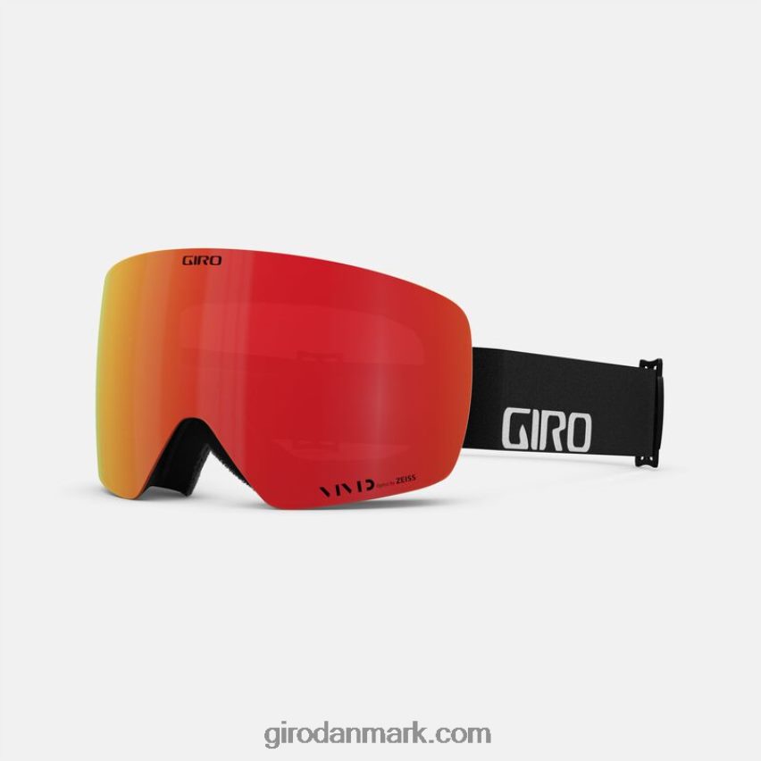 X4ZD8J192 Giro unisex contour asiatisk pasform goggle sort ordmærke
