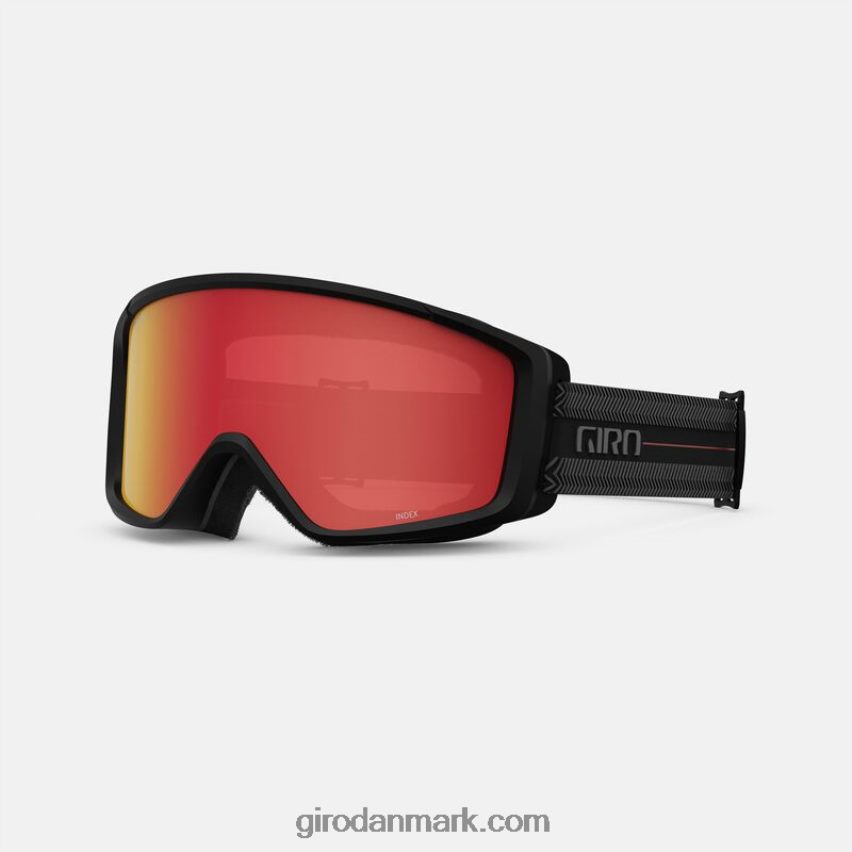 X4ZD8J195 Giro unisex index 2.0 asiatisk pasform goggle sort ordmærke