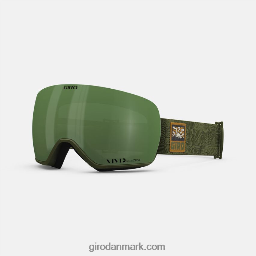 X4ZD8J601 Giro unisex artikelbrille spor grønne eventyr gitter