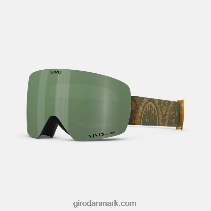 X4ZD8J920 Giro unisex contour asiatisk pasform goggle spor grøn filmore sol