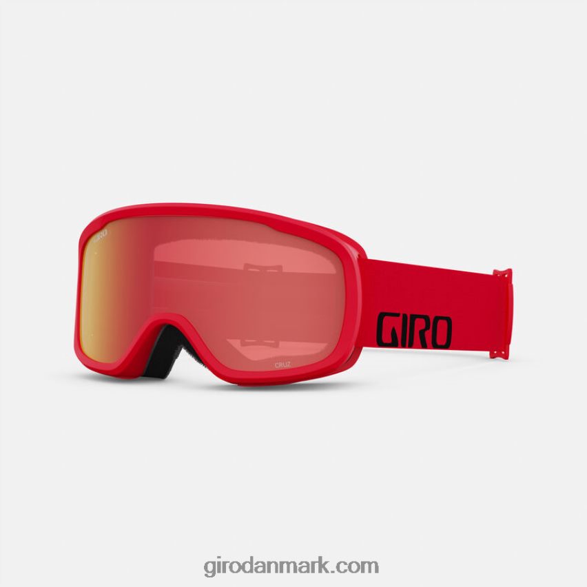 X4ZD8J928 Giro unisex cruz asiatisk pasform goggle rødt ordmærke