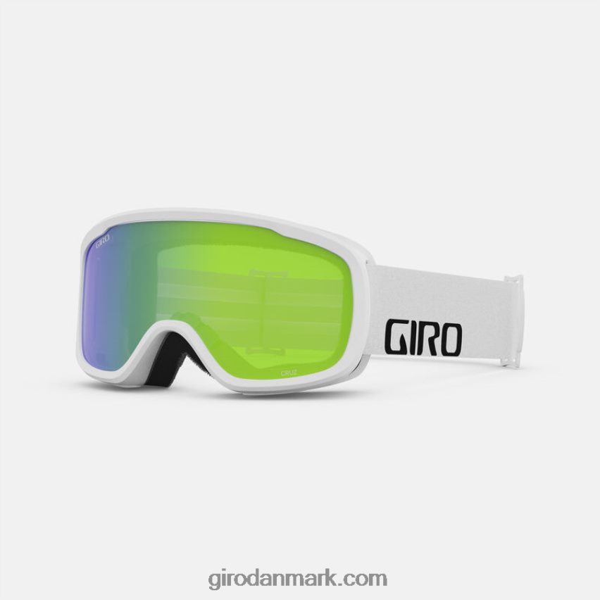 X4ZD8J929 Giro unisex cruz asiatisk pasform goggle hvidt ordmærke