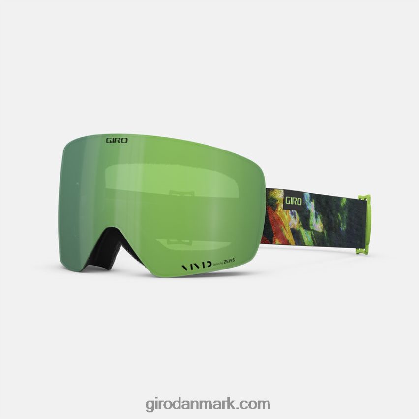 X4ZD8J943 Giro unisex contour rs asiatisk pasform goggle grøn data mosh