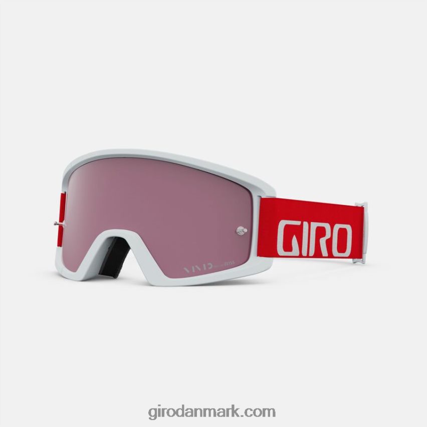 X4ZD8J986 Giro unisex tazz mtb-brille med levende linse trimme rødt