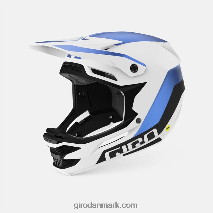 X4ZD8J263 Giro unisex oprørende sfærisk hjelm mat hvid/ano blå