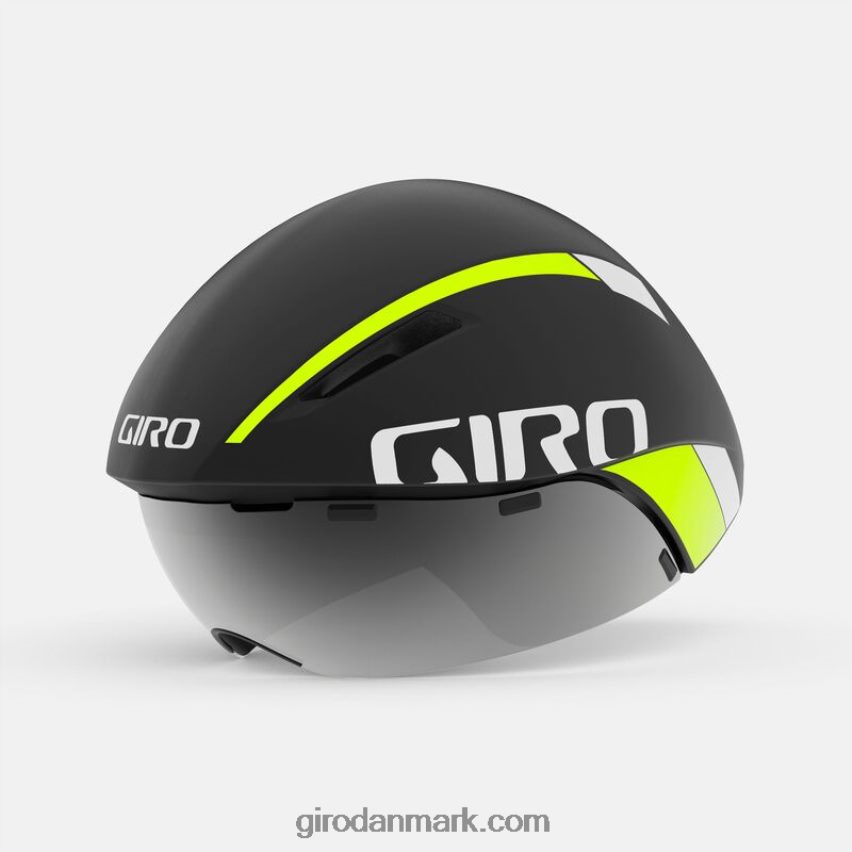 X4ZD8J33 Giro unisex aerohead mips hjelm mat sort falmer/fremhæv gul