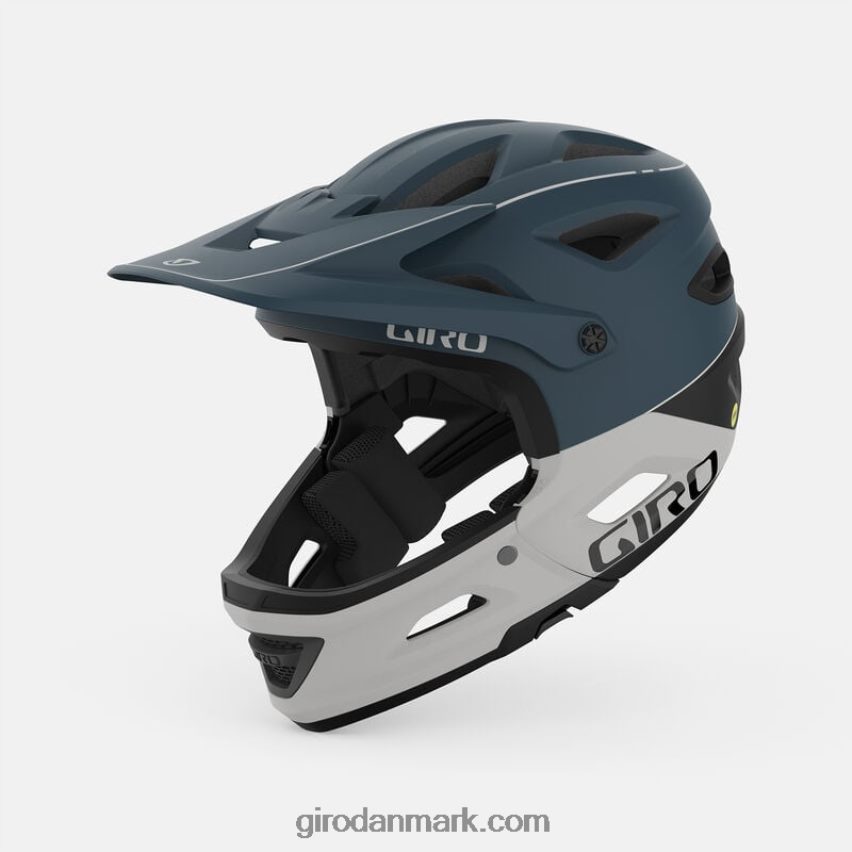 X4ZD8J555 Giro unisex switchblade mips hjelm mat havneblå