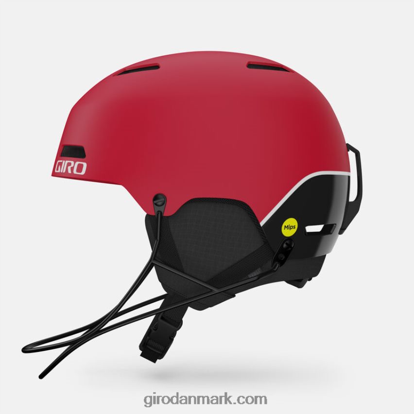 X4ZD8J958 Giro unisex ledge sl mips hjelm mat rød