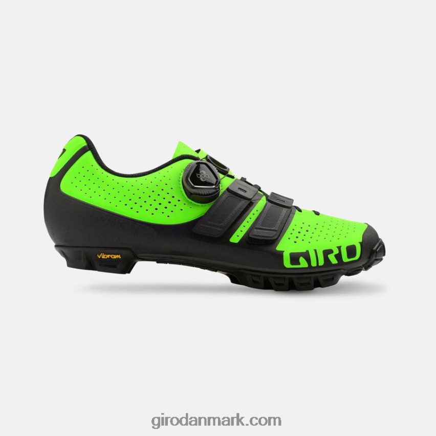 X4ZD8J1542 Giro unisex kode techlace sko lime/sort