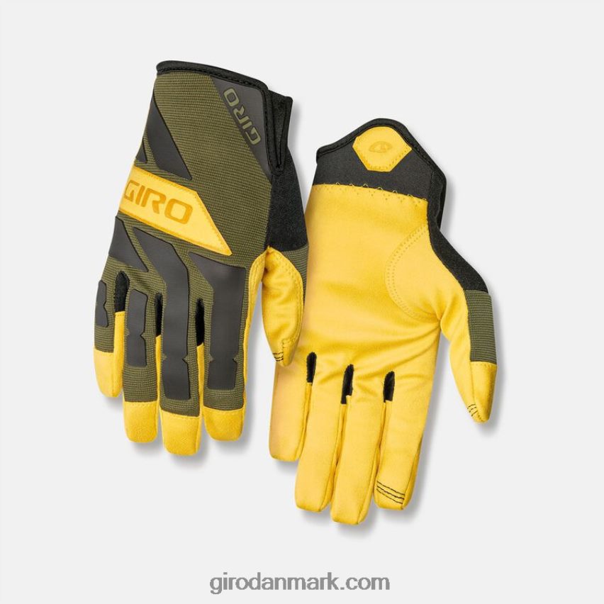 X4ZD8J1072 Giro unisex stibyggerhandske oliven/bukkeskind