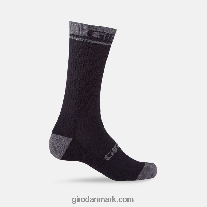 X4ZD8J188 Giro unisex vintersok i merinould sort/mørk skygge