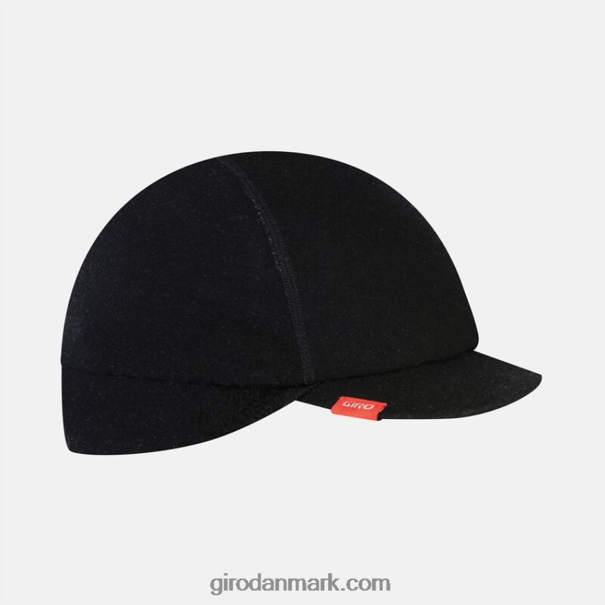 X4ZD8J217 Giro unisex sæsonbestemt kasket i merinould sort