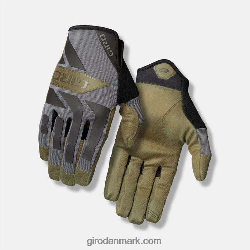 X4ZD8J349 Giro unisex stibyggerhandske sort/oliven